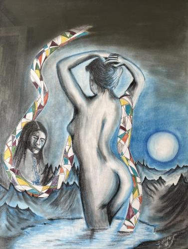 Under the moon